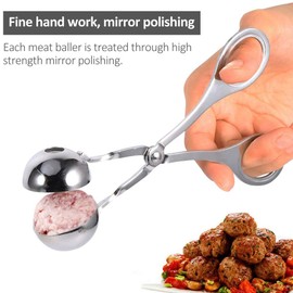 Meat Maker Tools Dough Meatball Scoop Non Stick Stainless Steel for Rice Meat Cookie Making