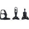 NxInnoX Meditation Yoga Statues 3pcs, Resin Zen Yoga Figurines for