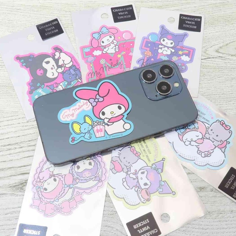 My Melody [Die Cut Sticker] Character Sticker/Popcorn Sanrio