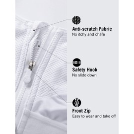 Syrokan Ladies’ Sports Bra, Strong Support, With Zip, Without Underwire and Inserts - black Plain, size: 85G