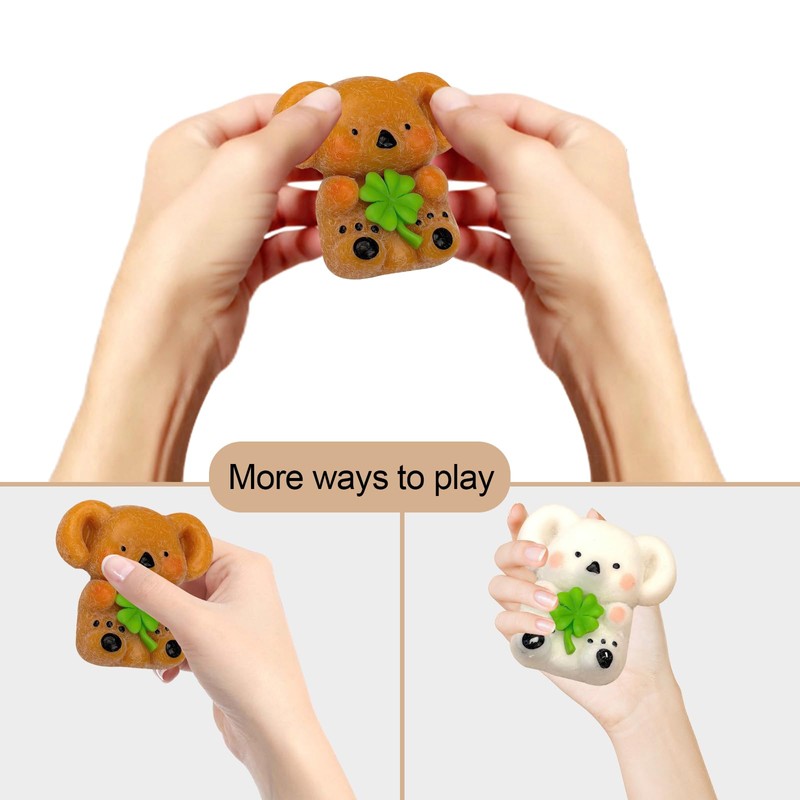 Landrain Pack of 2 Koala Squishy, Soft Squishies, Squishy Toy