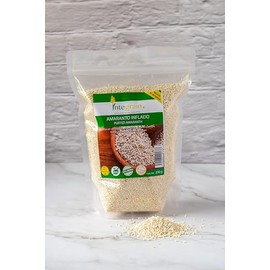 Amaranto inflado 230g 100% natural, grano entero, libre de GMO's, sin gluten, sin pesticidas, ni insecticidas.