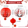 30 Pieces Chinese Japanese Paper Lantern Includes 8 Cherry Blossom