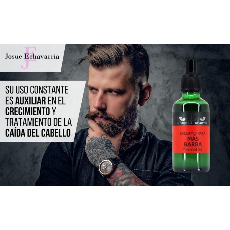 Loción estimulante para Cabello y Barba al 5% con Bergamota