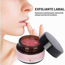 Exfoliante de Labios 20g/Botella, Exfoliante Labial, Lápiz Labial Nutritivo, Quitar las Cutículas de los Labios, Crema para Quitar Cutículas y Película Labial, Crema de Labios Nutritiva