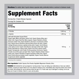 Fitness Labs Nitric Oxide Supplement | 3000mg | 120 Capsules | Non-GMO | By Fitness Labs