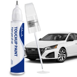 Glacier White(QAK) Touch Up Paint for Nissan-Exact Match–Chips and Nicks Car Paint Scratch Repair Kit Automotive Paint Pen for 370Z/Altima/Armada/Cube/Frontier/GT-R/Juke/Leaf/Maxima/Murano/NV/Rogue