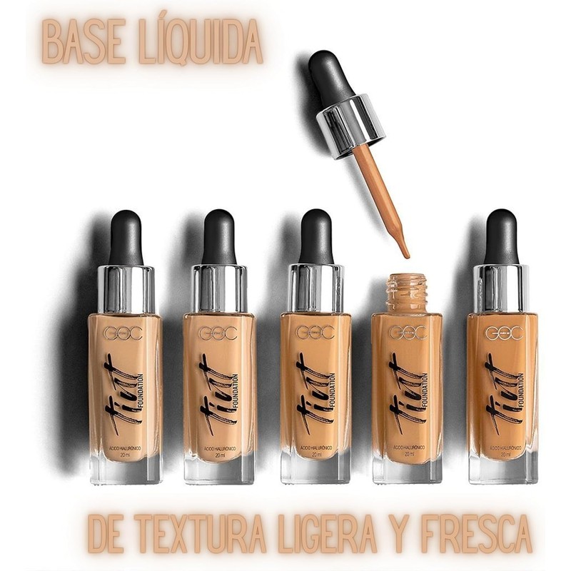 GOC Tint FoundationMaquillajeBase de maquillajeEfecto tintaLarga duración Efecto mate Base