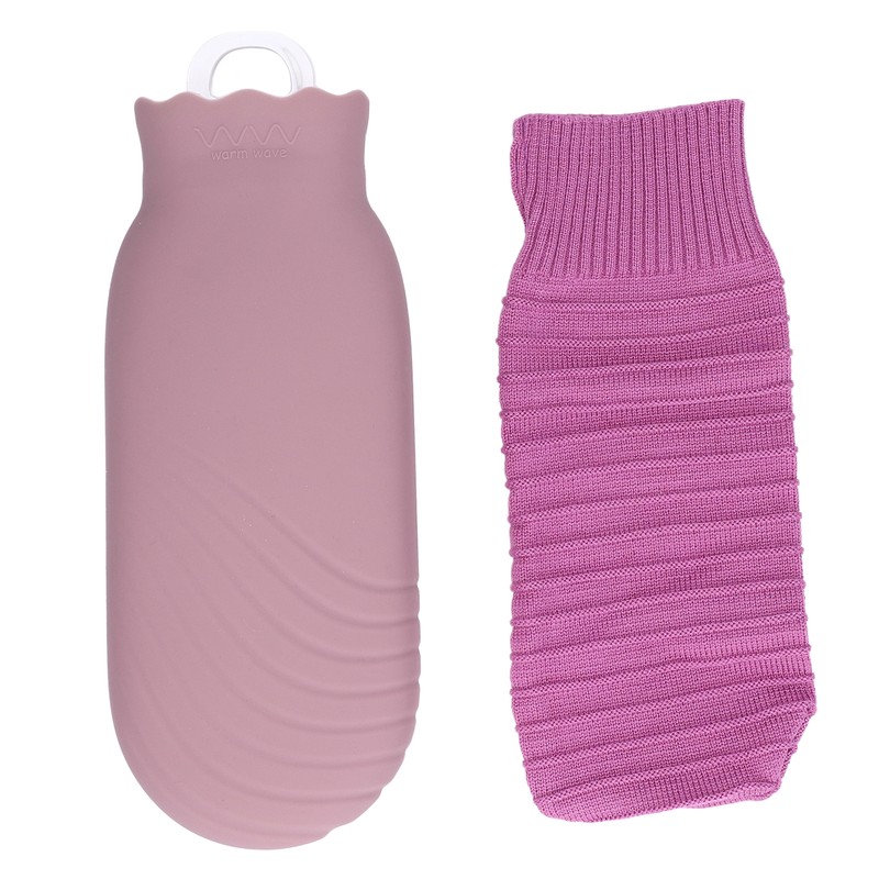 550ml Hot Water Bag Silicone Plush Cute Cartoon Explosion Proof