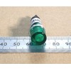 12mm Round Neon Panel Indicator Light 220-250 VAC Mains (GREEN)