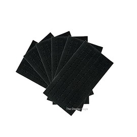 The Display Guys ~ 6pcs Deluxe Black Velvet Ring Foam 72 Slot Jewelry Travel Ring Insert Display Pad Holder