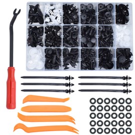 435 Piece Car Mounting Clips Universal Bumper Trim Plastic Clips Set, Expansion Rivets Body Mounting Kit