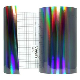 VViViD Deco65 Holographic Black Chrome Permanent Adhesive (12" x 6ft)