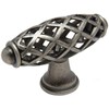 10 Pack - Cosmas 1749WN Weathered Nickel Cabinet Hardware Birdcage