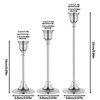 Candle Holders 6pcs Taper Candlestick Holders for Table Centerpiece Home