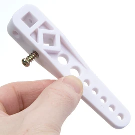 Fully Adjustable White Plastic Toilet Cistern Lever