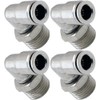 Vixen Air 1/2" NPT Male to Push to Connect (PTC)
