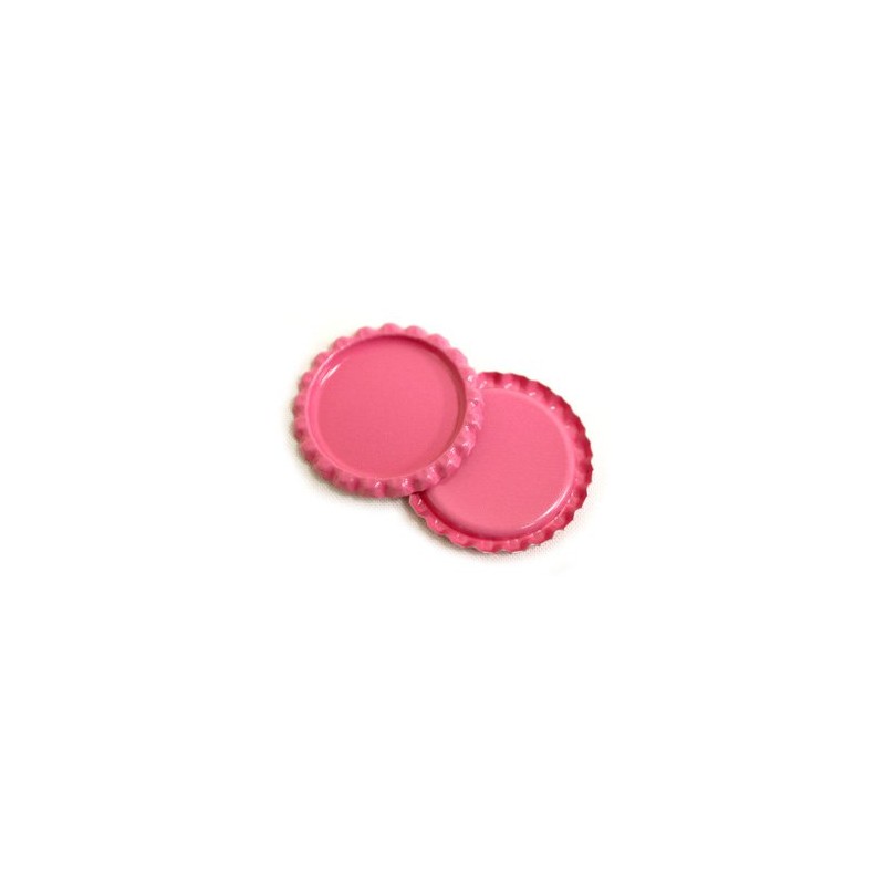 Flattened Bright Bottle Cap Multi-Color 30 Pack.
