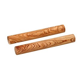 Betzold Musik Pair of Claves Made of Coconut Wood, 20 cm, Tonewood Chimes