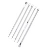 FOMIYES 5pcs Facial Blackhead Removal Tool Kit Pimple Popping Tool