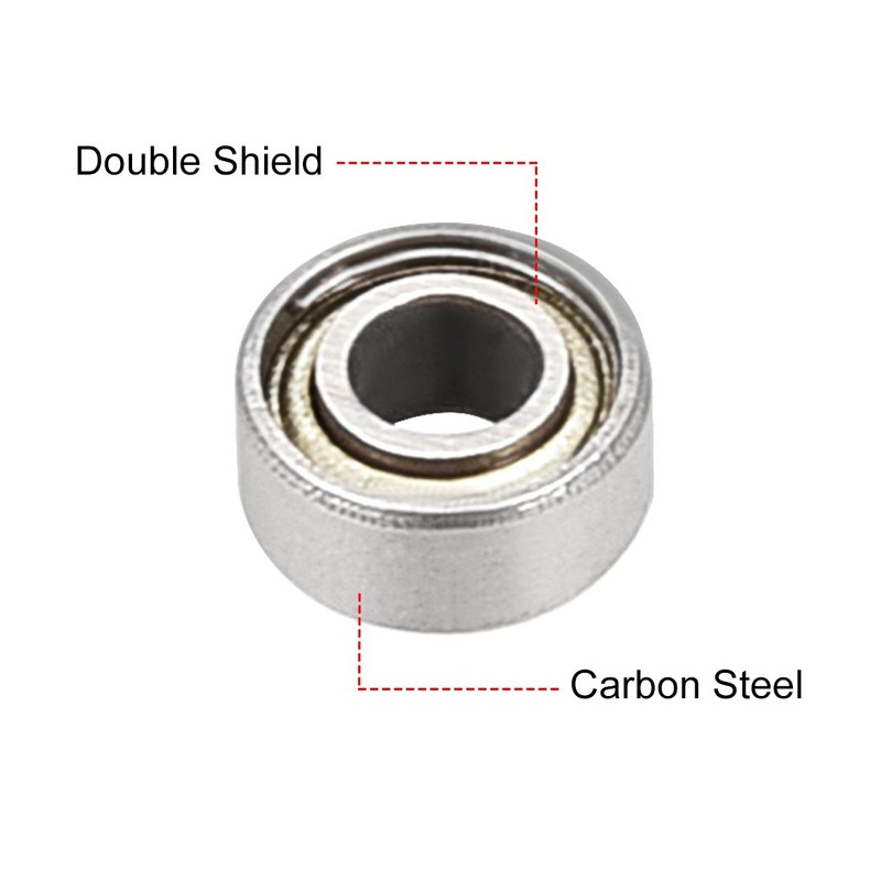 sourcing map 20pcs 683ZZ Ball Bearings 3mm x 7mm x