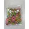 Mini Elastic Hair Bands, Multicolor Rubber Bands, 500 Pack