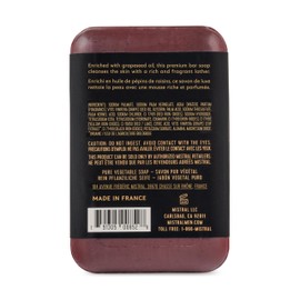 Mistral Bar Soap Organic, Mahogany Rhum, 8.8 Ounces