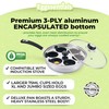 Eggssentials Egg Poacher Pan Nonstick Poached Egg Maker, Stainless Steel