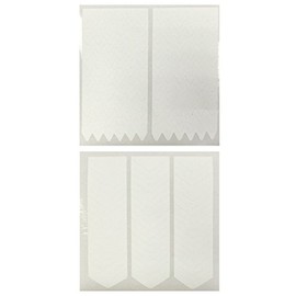 AllyDrew 10 Sheets Chevron Nail Art, Nail Stencil Guide Stickers, 2 Designs (5 Sheets Each Design)