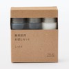 Muji 83434953 Sensitive Skin Trial Set, Fermentation Lotion, Lotion for