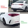 Pair of Rear Bumper Side Vent Spoiler Trim Left Right