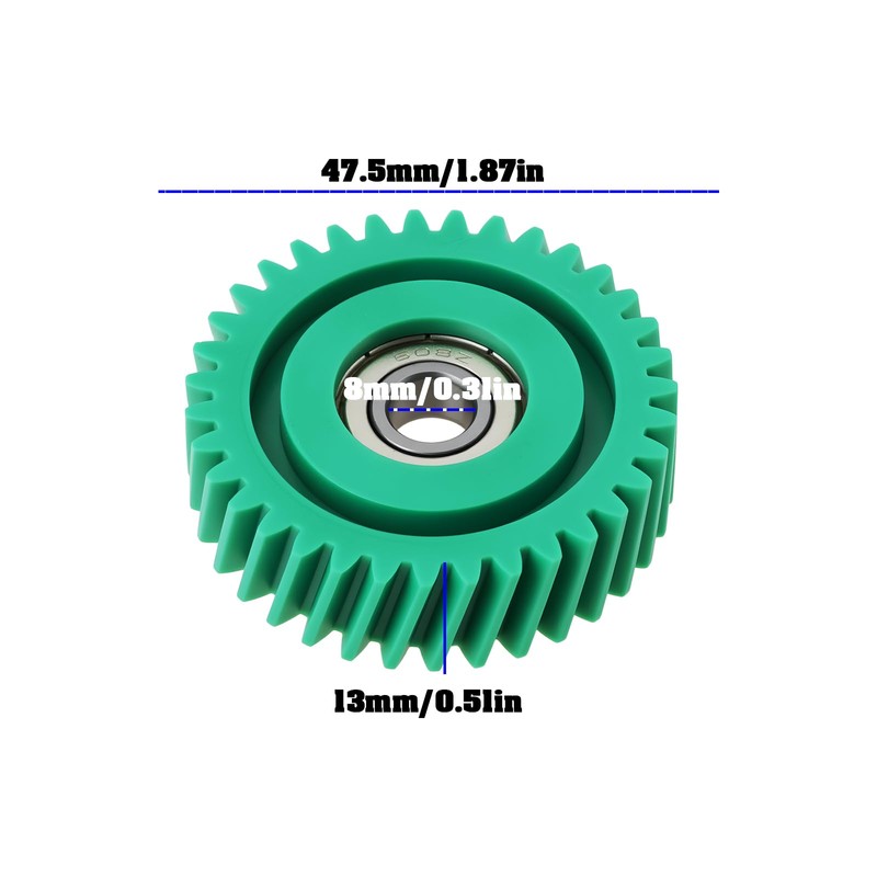 AS Axis Spindleon 3Pcs 35T 47.5X13mm Oblique Nylon Motor Gear