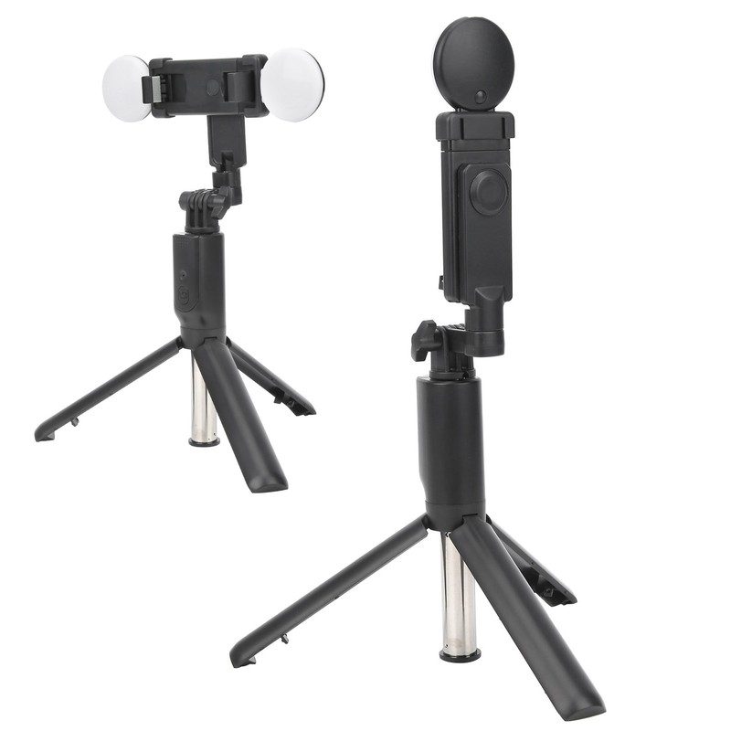 Selfie Stick Handheld MultiFunctional Foldable Live Tripod Portable Double Fill