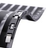 URBAN JEWELRY Amazing Tungsten and Ceramic Men's Link Bracelet (Black,