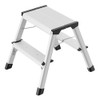 Hailo 4442-701 D60 Standardline, Aluminum, 2-Step Stool/Step Ladder