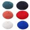 Women's Bling Beret Hat, Classic French Knit Beanie Winter Warm