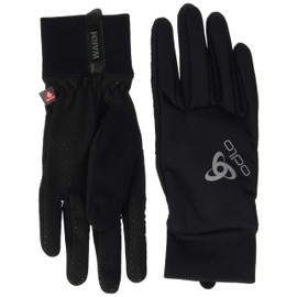 Odlo Unisex Waterproof Light Gloves, Black, L