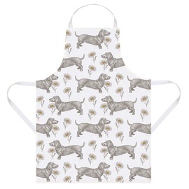 Thornback & Peel Dog & Daisy Apron, Cotton, Multicolour, 60 x 80 x 3 cm