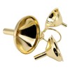 Gold Stainless Steel Funnel Side Handle 5 Pieces Stainless Steel
