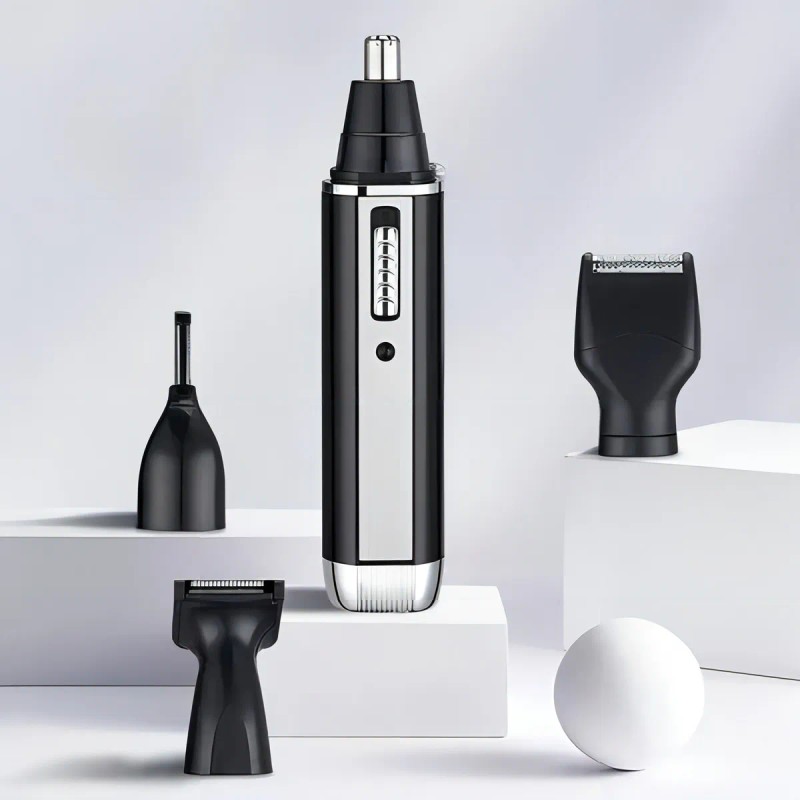 Waikil® 4 En 1 Afeitadora Rasuradora Barba Eléctrica Recargable Kit