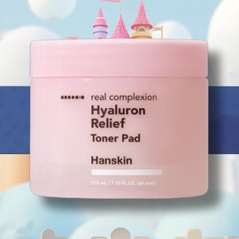 Hanskin Hyaluron Relief Toner Pads 60 sheets 1 piece Hyaluron Relief Toner Pads 60 sheets 1 piece / 히알루론 릴리프 토너패드 60매 1개 히알루론 릴리프 토너패드 60매 1개