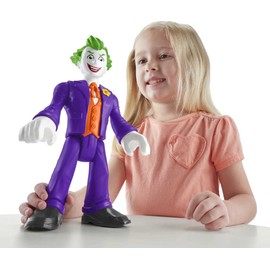 Fisher-Price DC Super Friends Imaginext Preschool Toys the Joker Xl 10-Inch Poseable Figure for Pretend Play Ages 3+ Years
