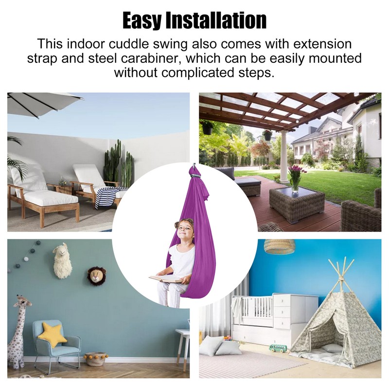 Kids Sensory Swing 9.2ft Long Easy Mounting Elastic Safe Durable