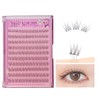 MENGJIESHANGPIN False Eyelashes, Partial False Eyelashes, No Glue Required, 1