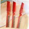 Vaguelly 4Pcs Portable Folding Hair Styling Combs Lightweight Static Partition