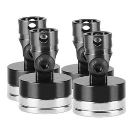 Garosa Magnetic Body Mount Body Post Mount RC Servo Mount RC Car Column Post Strong Magnet RC Car Shell Column Post Fit for AXIAL SCX10 1/10 RC Car Models 4pcs (Black)