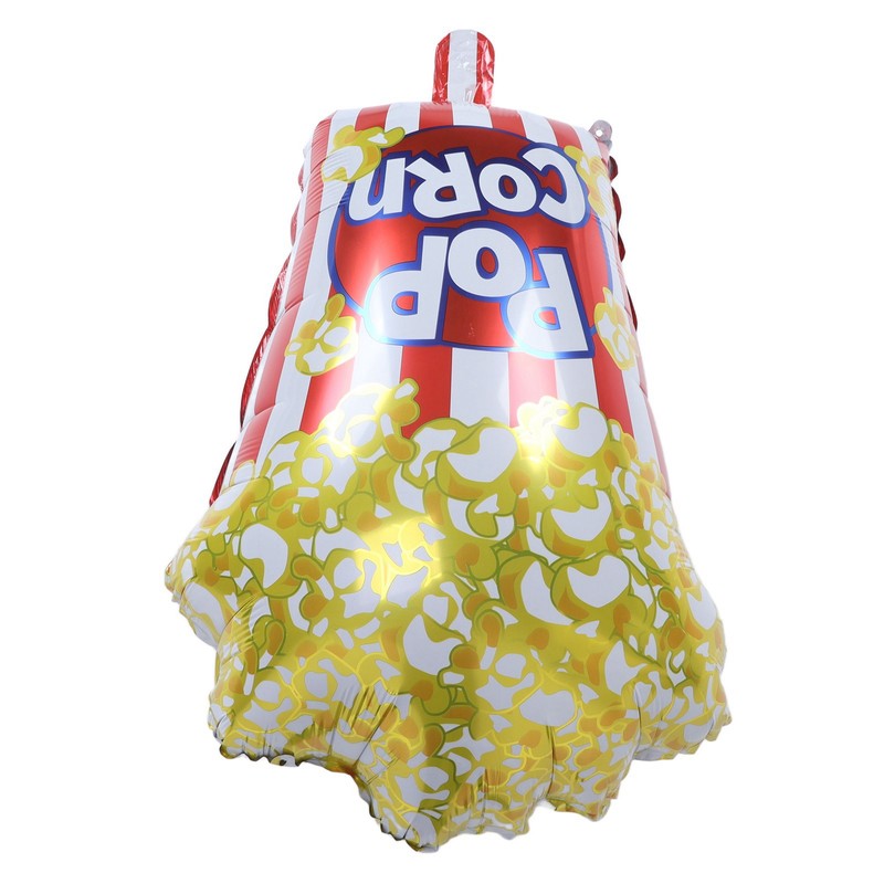 10pcs Popcorn Party Balloons Reusable Movie Theme Party Decoration Balloons