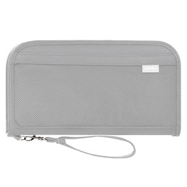 Greyoe Passport Holder, Passport Case, Passport Organiser, Passport Wallet - Large Capacity Passport Holder for Passports, Credit Cards, ID Cards and Boarding Passes, Portable and with RFID