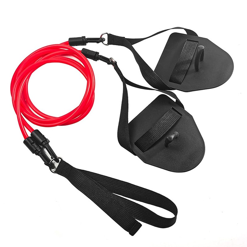Laroal Land Swimming Trainer With Hand Paddles Resistance Rope Pull