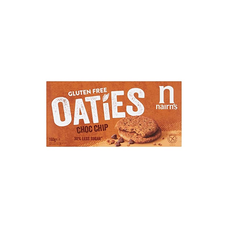 Nairn's Gluten Free Oaties Choc Chip, 160 g